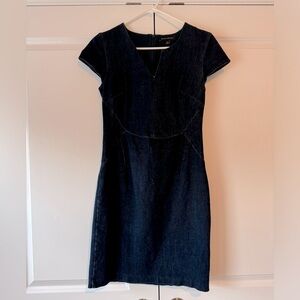 Banana Republic fitted denim dress